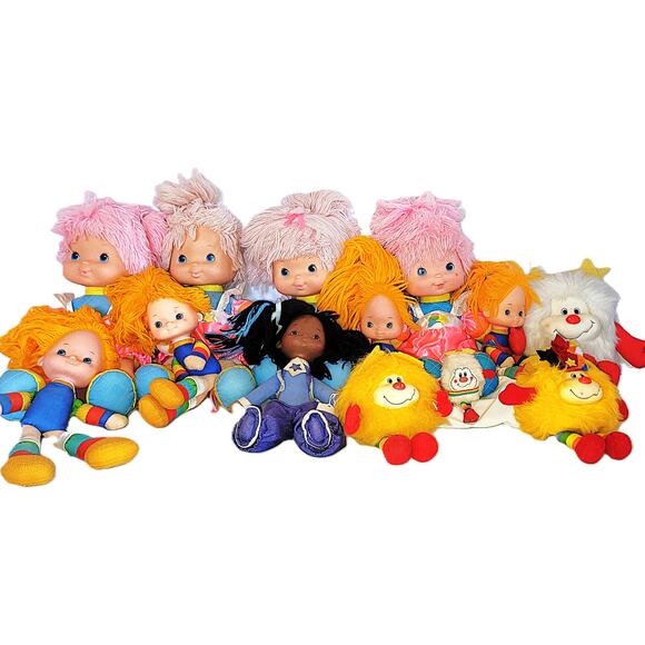 11" Rare 1983 Vintage Rainbow Bright Indigo Doll Stuffy Hallmark Mattel #9 - Picture 12 of 12